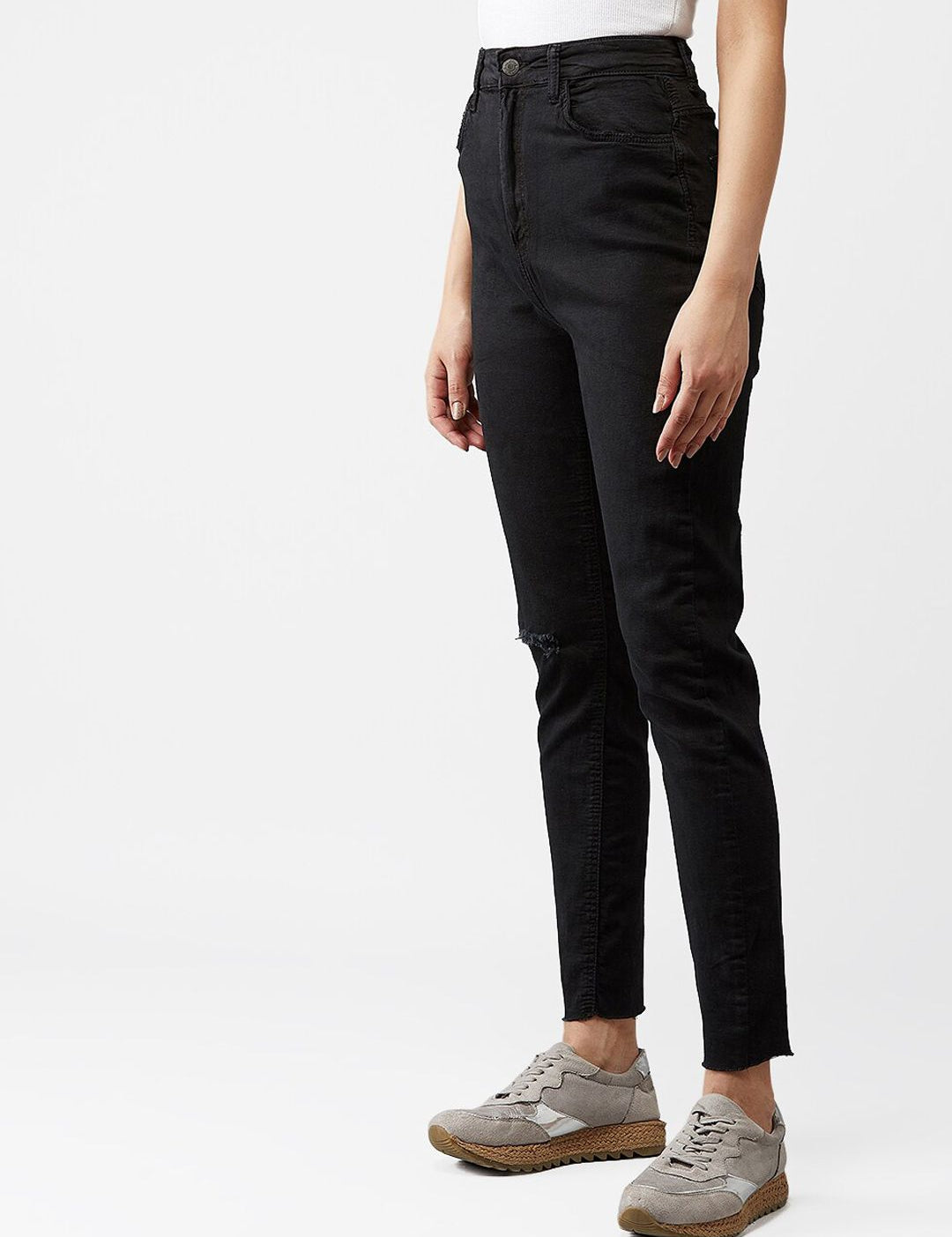 Kotty Women Black Skinny Fit Jeans