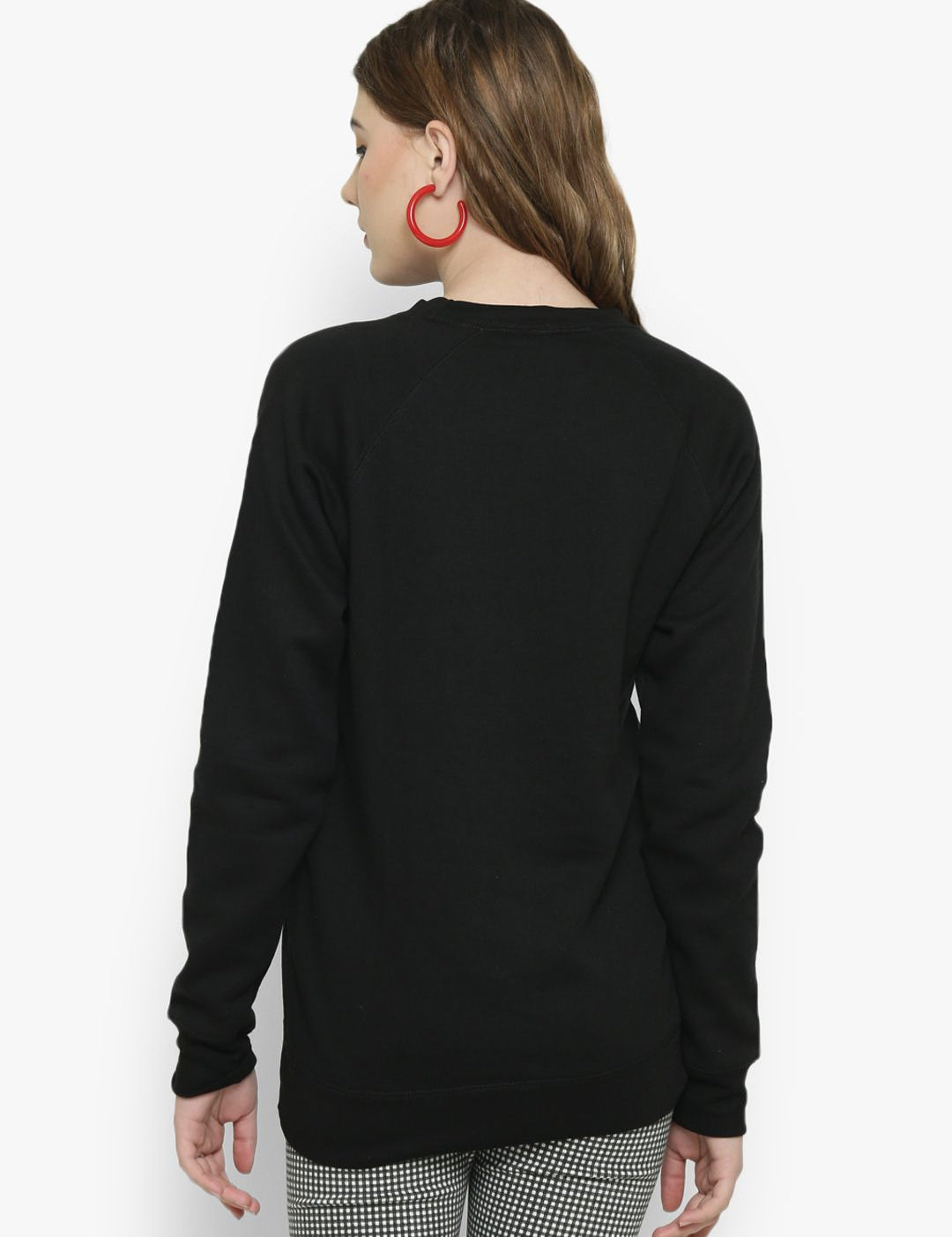 Kotty Women Black Printed Sweatshirt