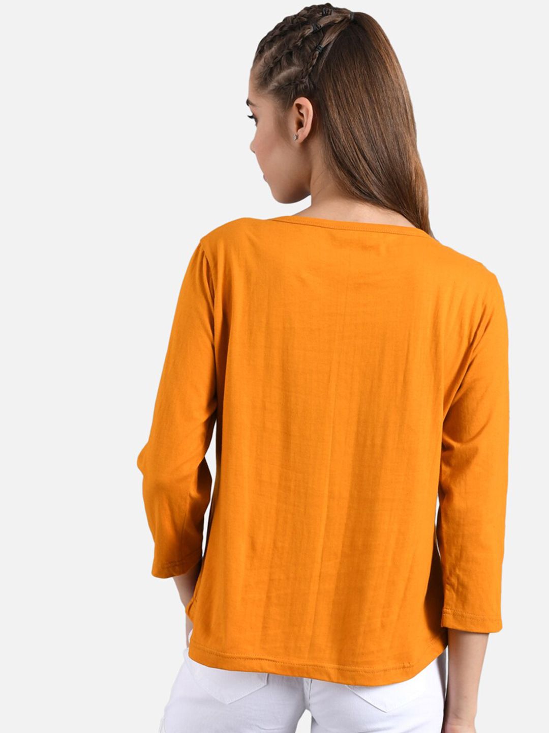 Kotty Women Pack Of 2 Colourblocked Round Neck T-shirt