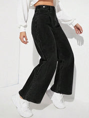 KOTTY Basics Women Jean Straight Fit High-Rise Clean Look Stretchable Jeans