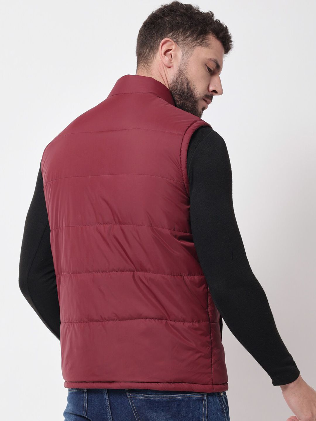 Kotty Men Maroon Outdoor Puffer Jacket