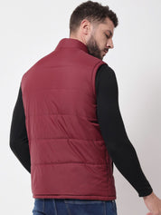 Kotty Men Maroon Outdoor Puffer Jacket