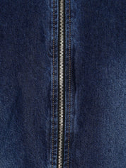 Kotty Men Blue Solid Denim Jacket