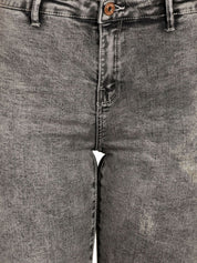 Kotty Women Charcoal Skinny Fit High-Rise Clean Look Jeans