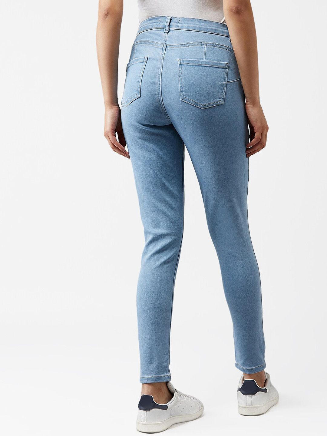 Kotty Women Blue Skinny Fit High-Rise Clean Look Jeans