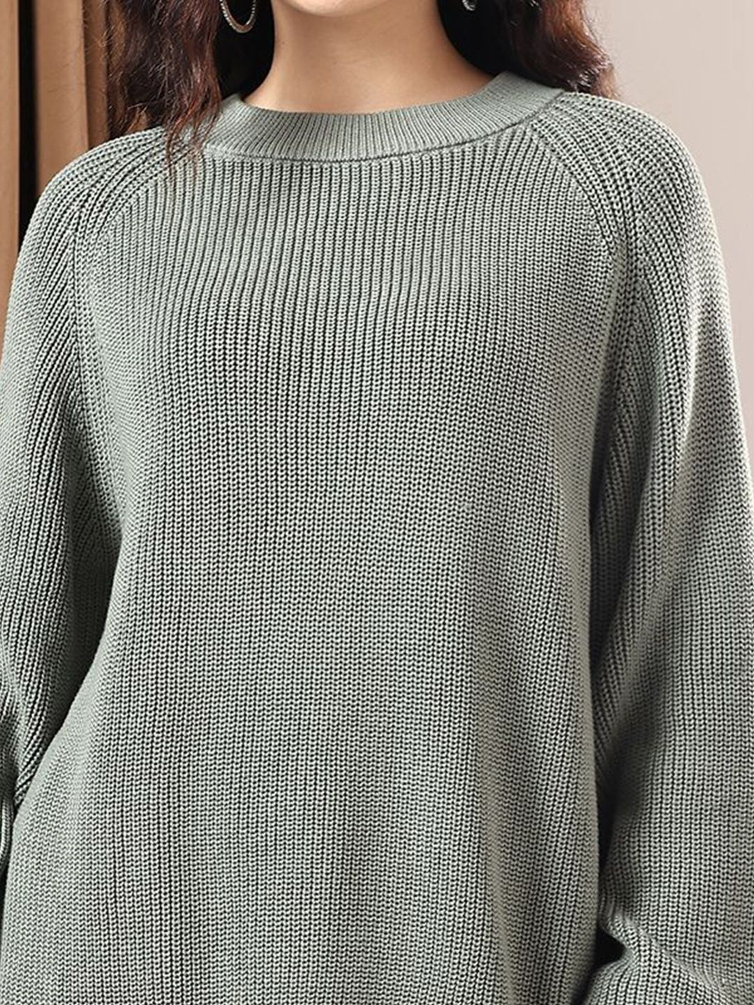 Kotty Women Ribbed Cotton Pullover