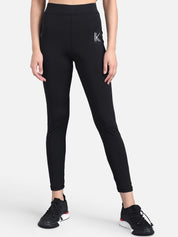 Kotty Women Black Solid Tights