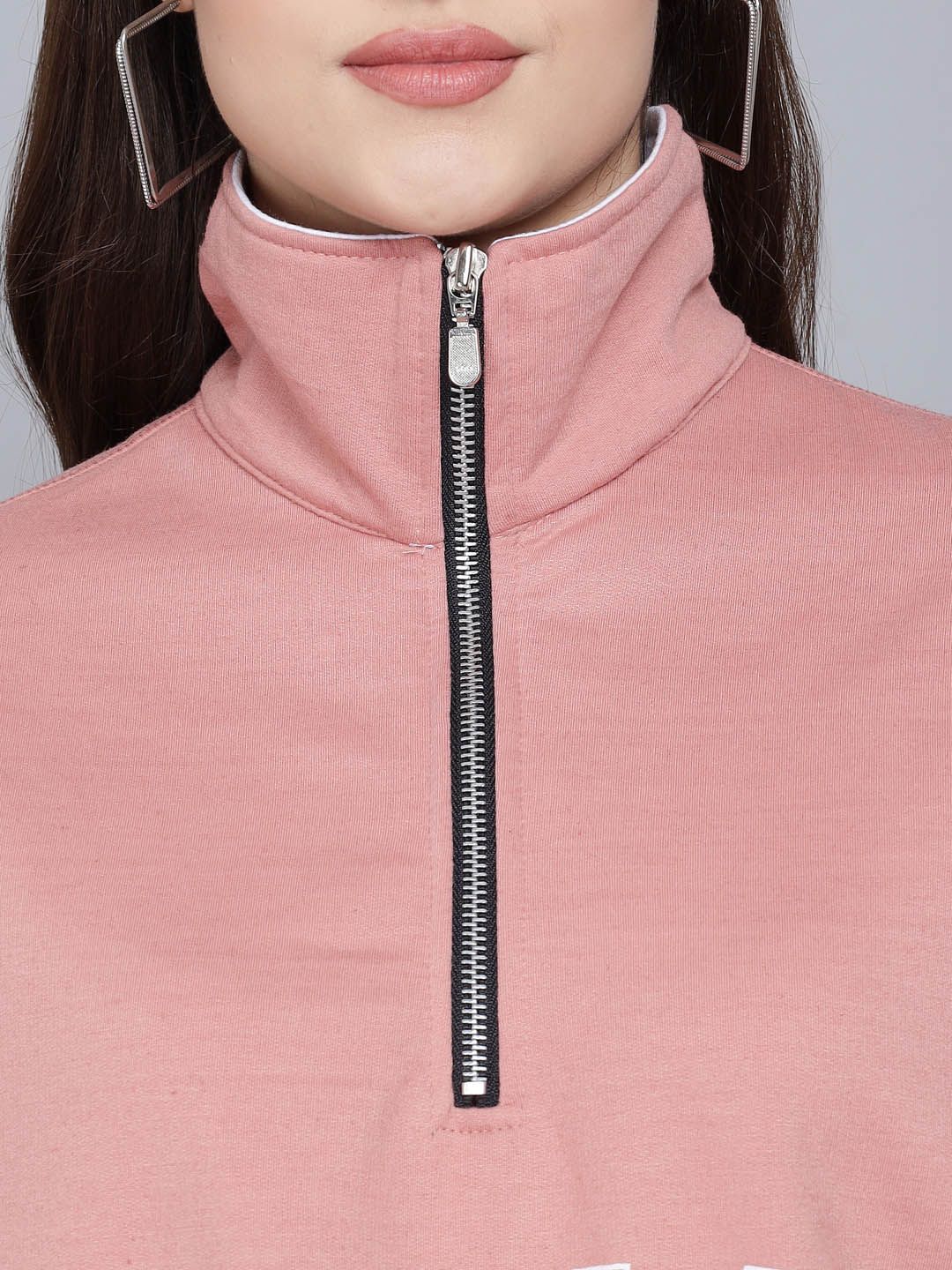 Kotty Women Pink Printed Sweatshirt