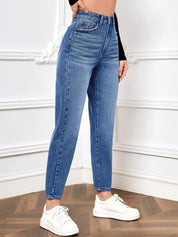 Kotty Women Jean Regular Fit High-Rise Light Fade Jeans