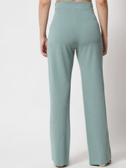 Kotty Women Pack Of 2 Relaxed Straight Leg High-Rise Easy Wash Parallel Trousers