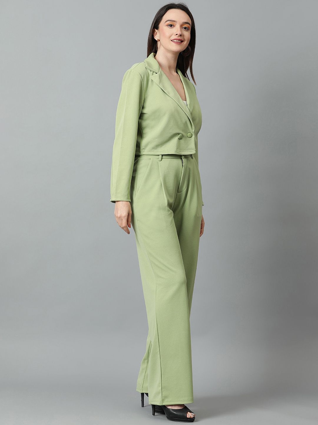 KOTTY BIZwear Basics Notched Lapel Collar Blazer With Trousers Co-Ords