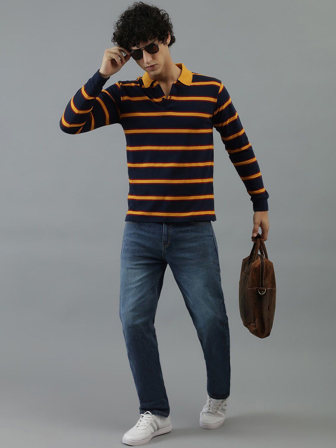 Kotty Men Blue Jean Slim Fit Clean Look Low-Rise Light Fade Stretchable Jeans