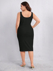 CURVE BY KOTTY Plus Size Bodycon Midi Dress