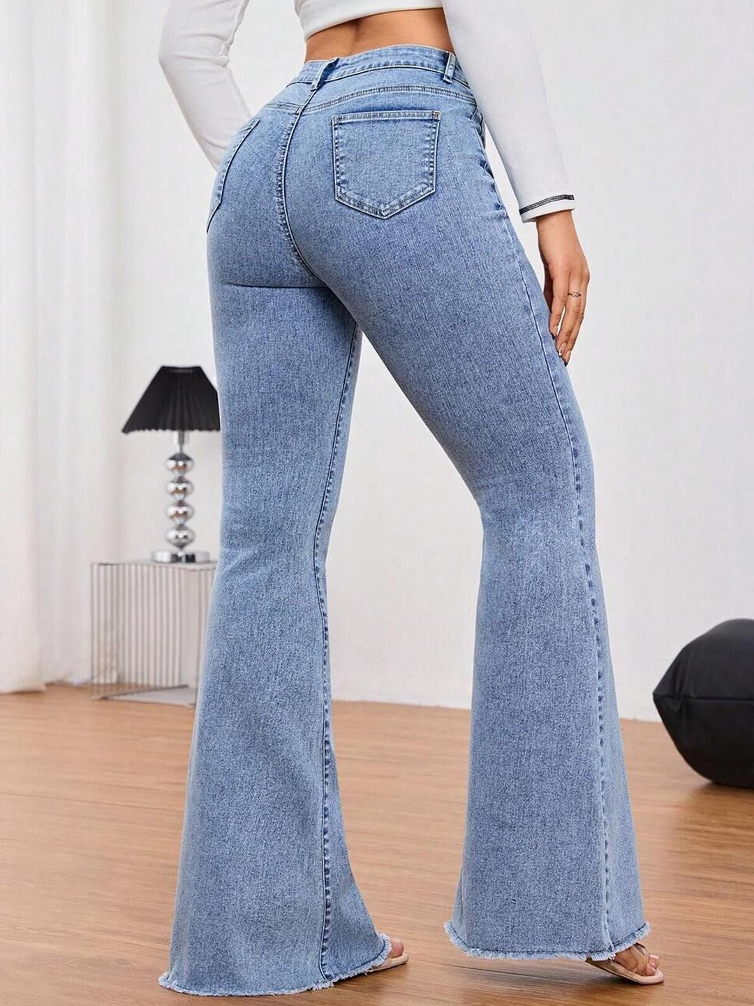 Kotty Women Bootilicious Bootcut High-Rise Stretchable Jeans