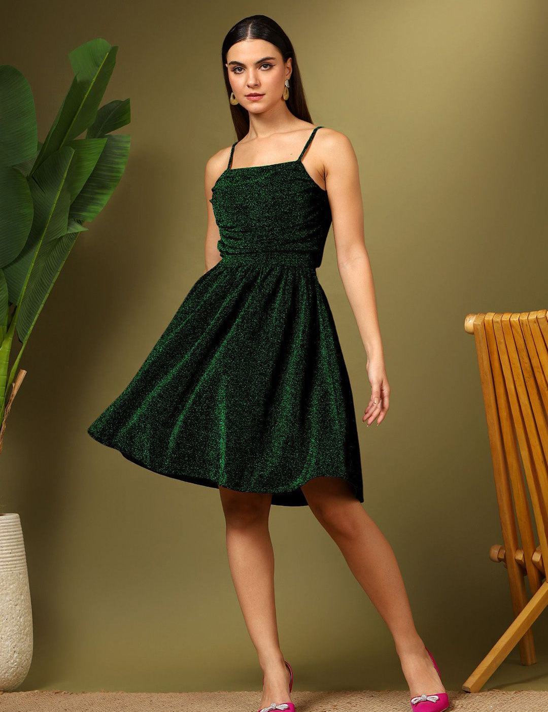 Kotty Women Embellished Fit & Flare Dress