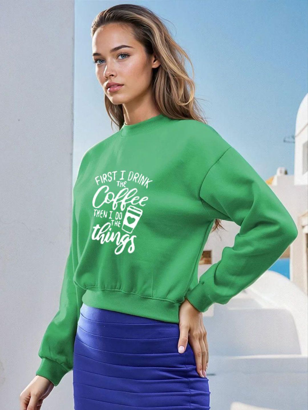 Kotty Women Printed Sweatshirt