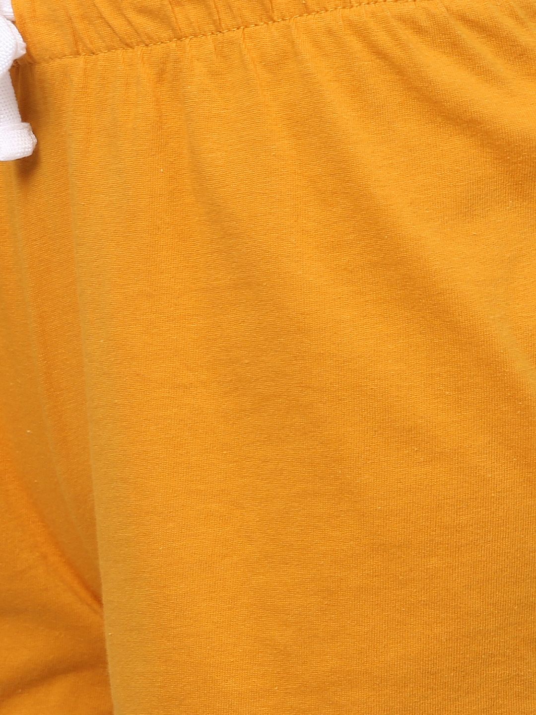 Kotty Women Coral Yellow Solid Lounge Shorts KTTSLEEPSHORTS194