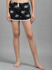 Kotty Women Checked Regular Fit Low-Rise Hot Pants Shorts