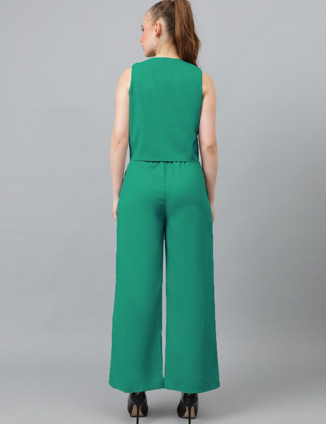 KOTTY BIZwear V-Neck Sleeves Blazer With Trouser