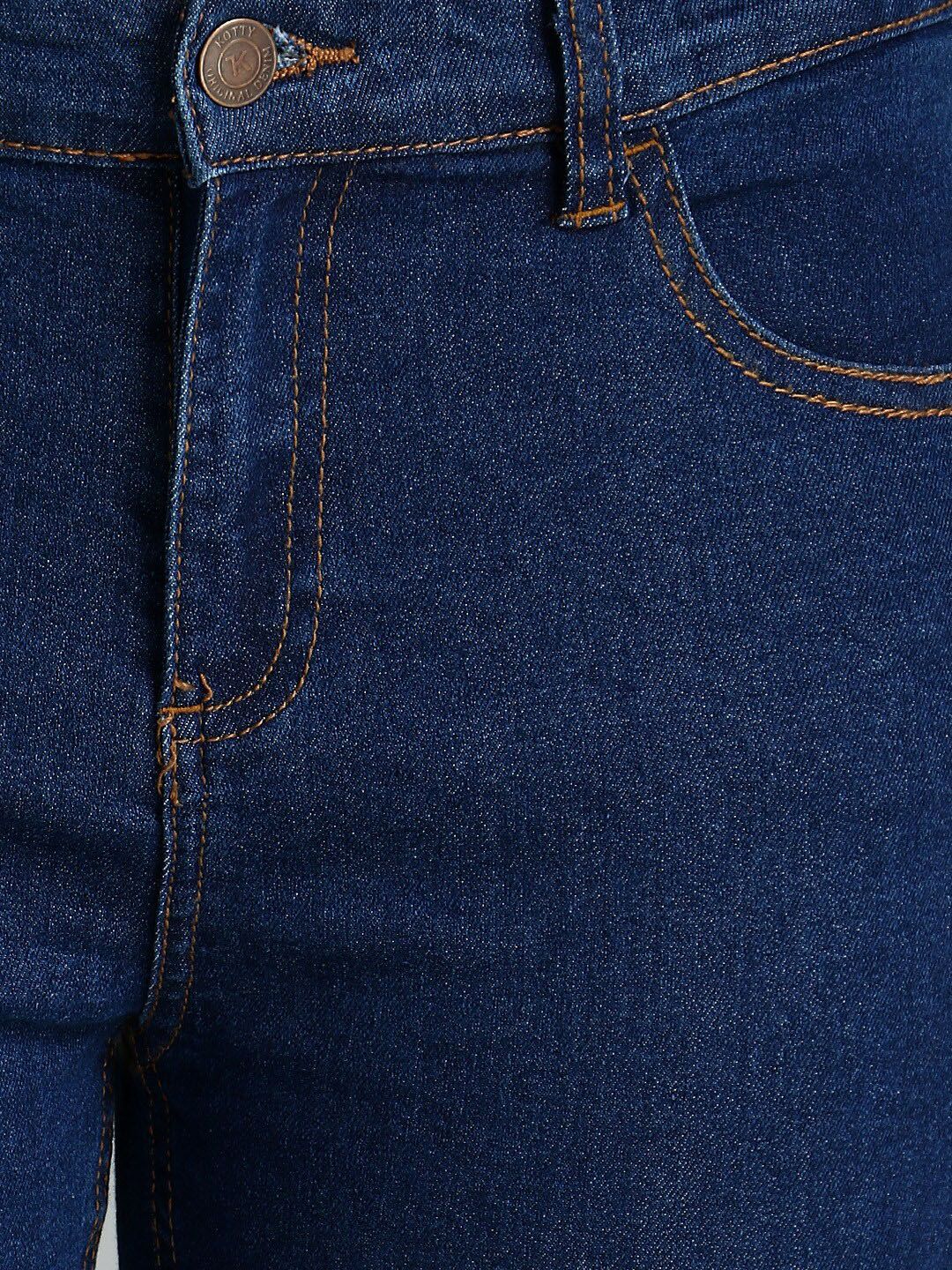 Kotty Women Blue Skinny Fit High-Rise Clean Look Jeans