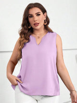 KOTTY Basics Round Neck Solid Crepe Top