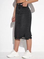 Kotty Women  Straight Midi Skirts