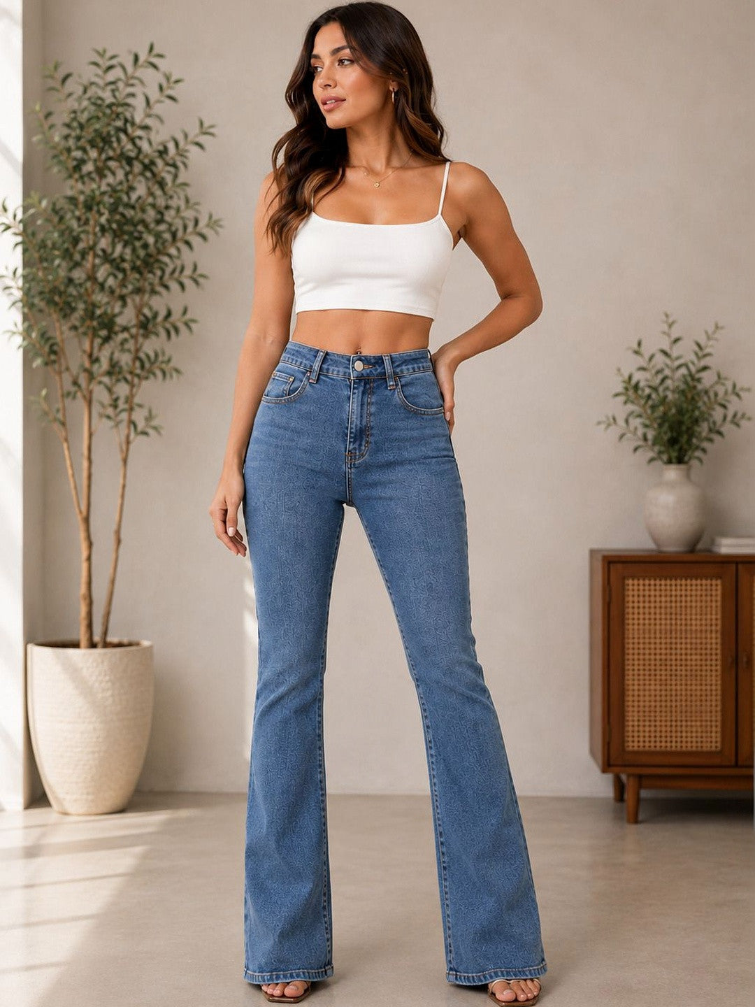 Kotty Women Black Skinny Fit High-Rise Clean Look Jeans