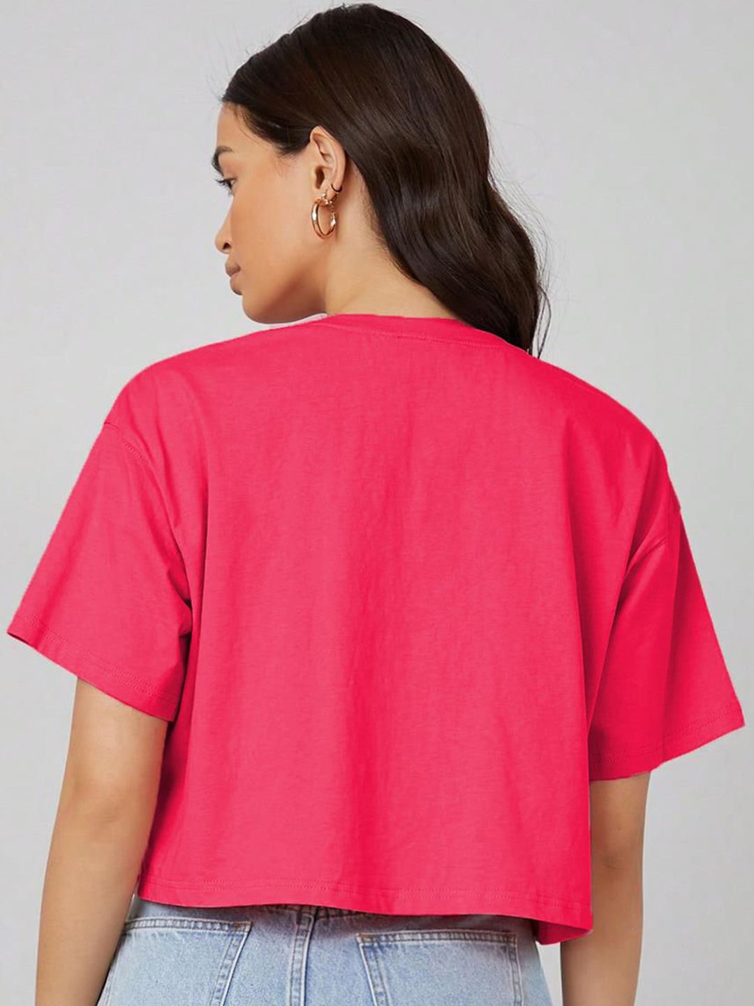 KOTTY Basics Women Solid Round Neck T-shirt