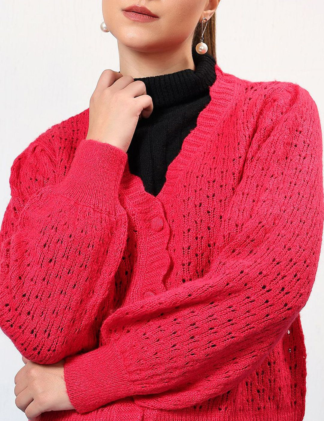 Kotty Women Cable Knit Cardigan