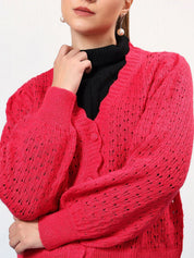 Kotty Women Cable Knit Cardigan