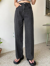 KOTTY Basics Women Straight Fit High-Rise Clean Look Stretchable Jeans