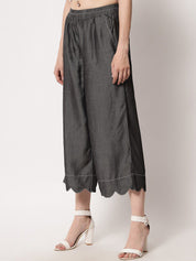 Kotty Women Grey Jean Low Distress Stretchable Jeans