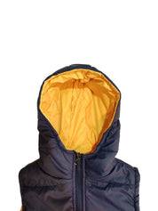 Kotty Boys Navy Blue Reversible Puffer Jacket