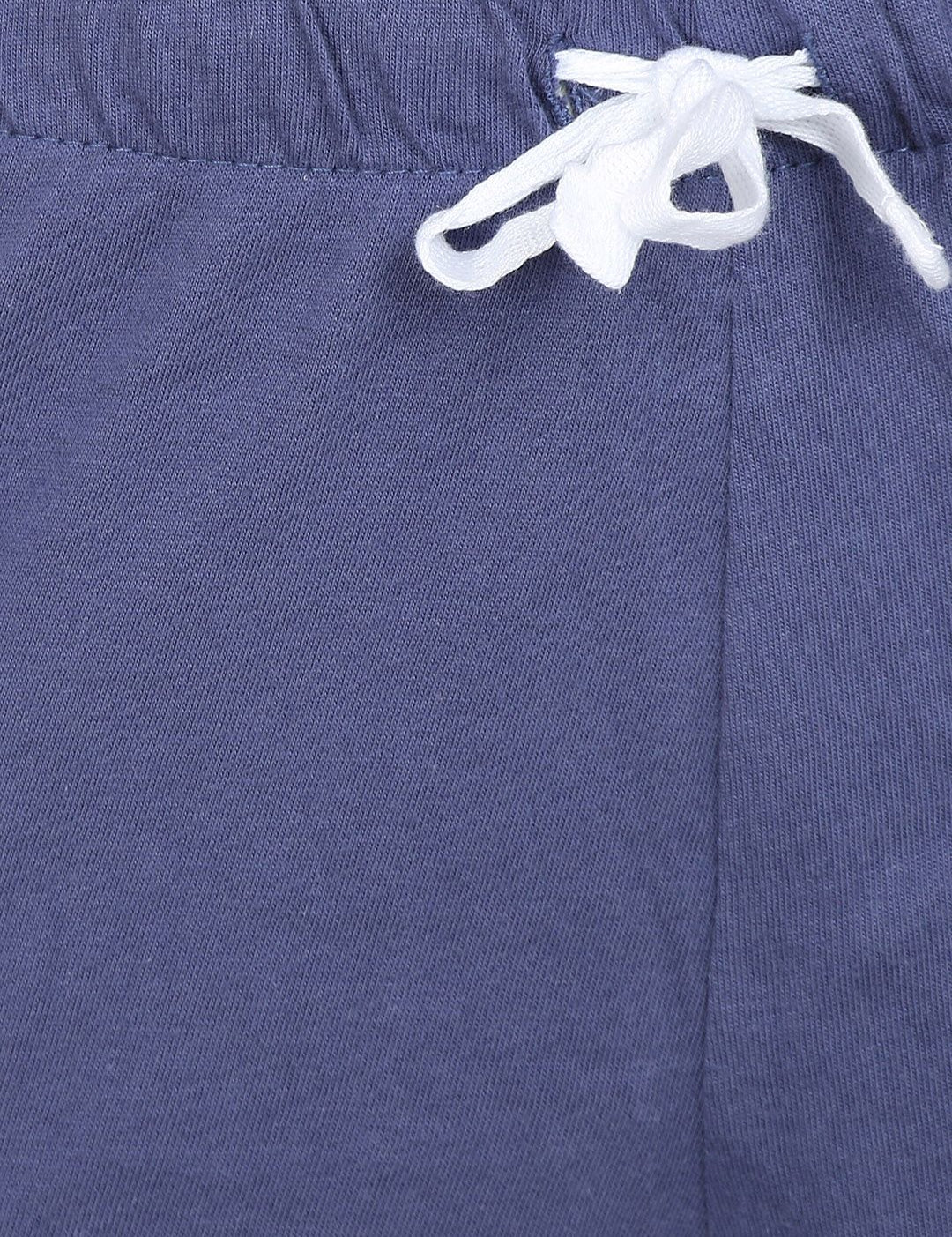 Kotty Women Blue Solid Lounge Shorts KTTSLEEPSHORTS208