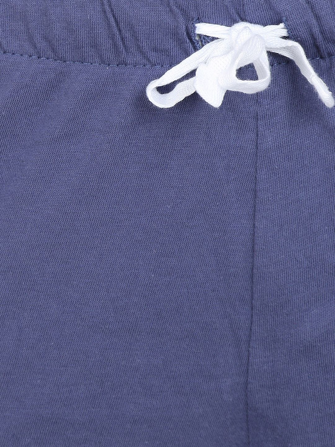 Kotty Women Blue Solid Lounge Shorts KTTSLEEPSHORTS208