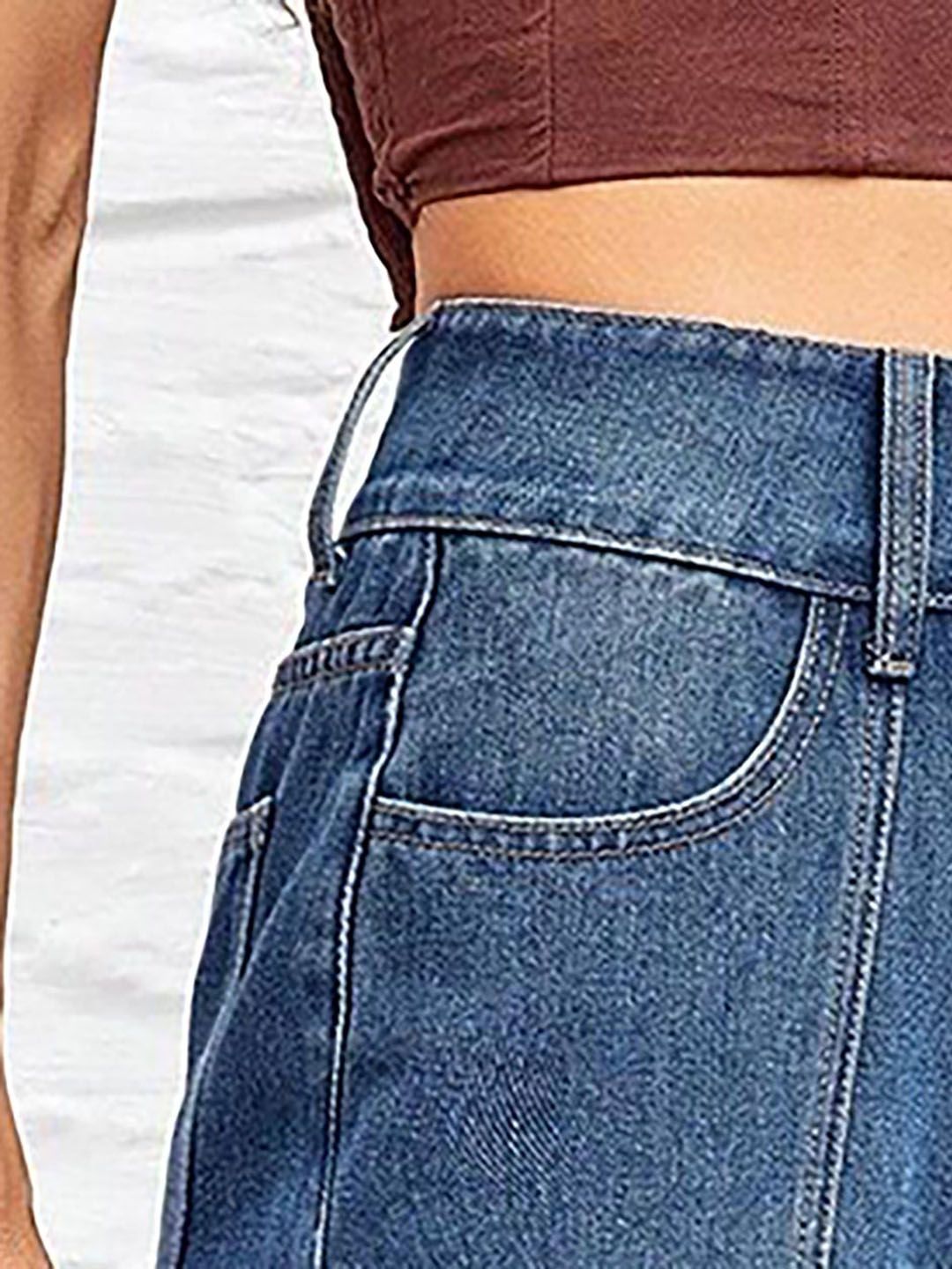 Kotty Women Straight Fit High-Rise Stretchable Jeans