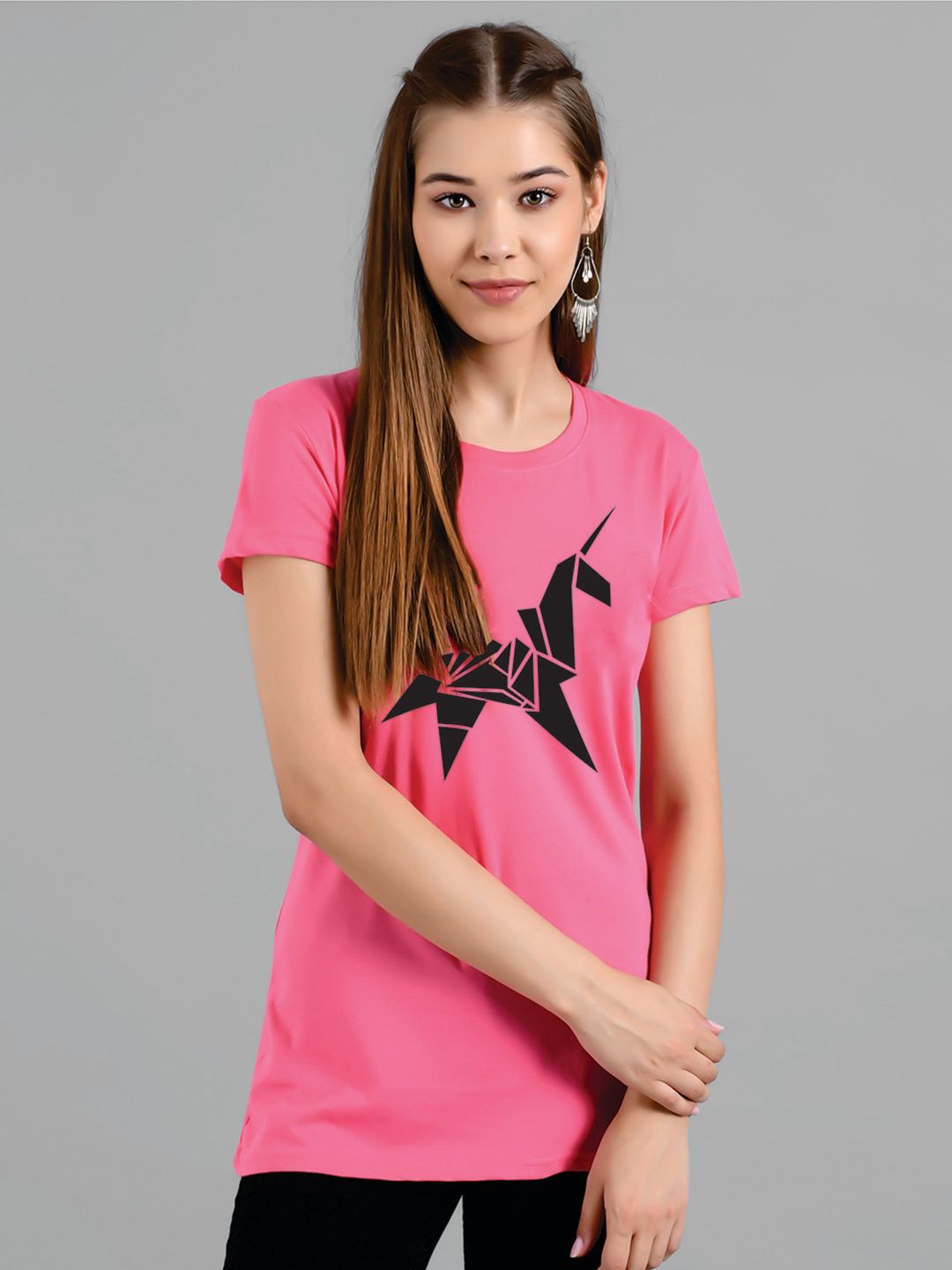 Kotty Graphic Printed Yoga T-shirt