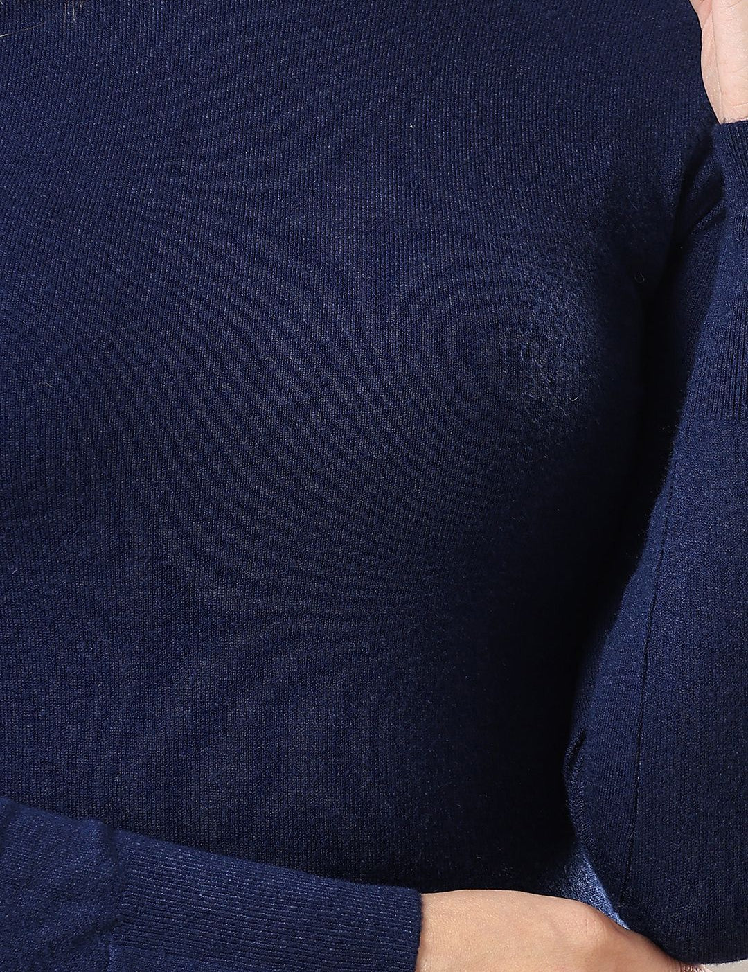 Kotty Women Cotton High Neck Pullover Sweaters