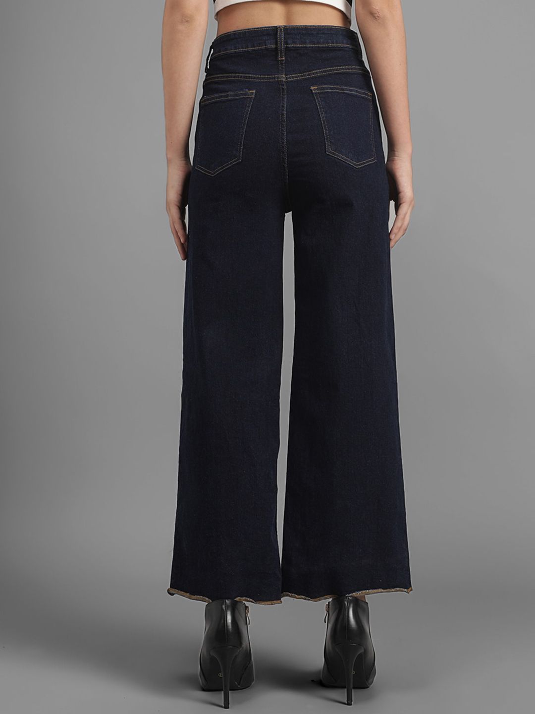 Kotty Women Pack Of 2 Flared High-Rise Dark Shade Stretchable Jeans