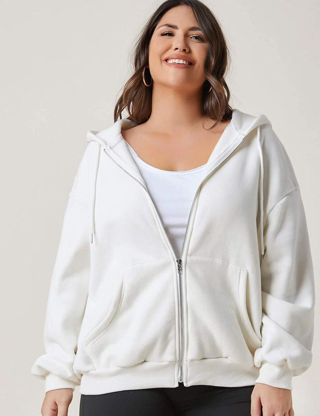 Kotty Hooded Front-Open Sweatshirt