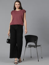 Kotty Round Neck Extended Sleeves T-shirt