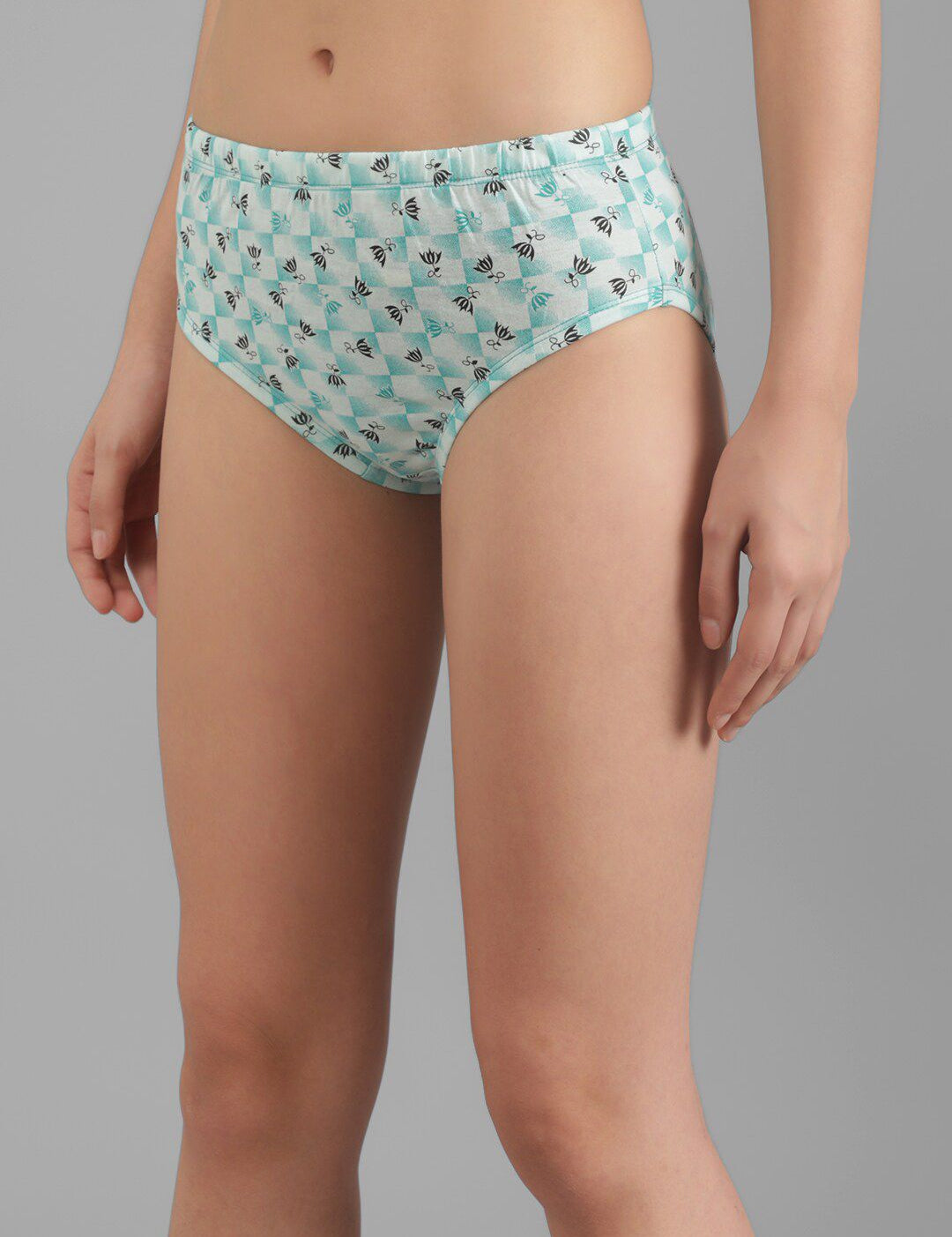 Kotty Women Blue & White Printed Hipster Briefs KTTWOMENSPANTY378