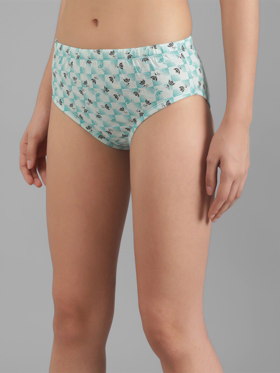 Kotty Women Blue & White Printed Hipster Briefs KTTWOMENSPANTY378