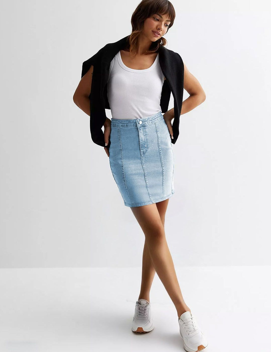 Kotty Pencil Knee Length Skirt