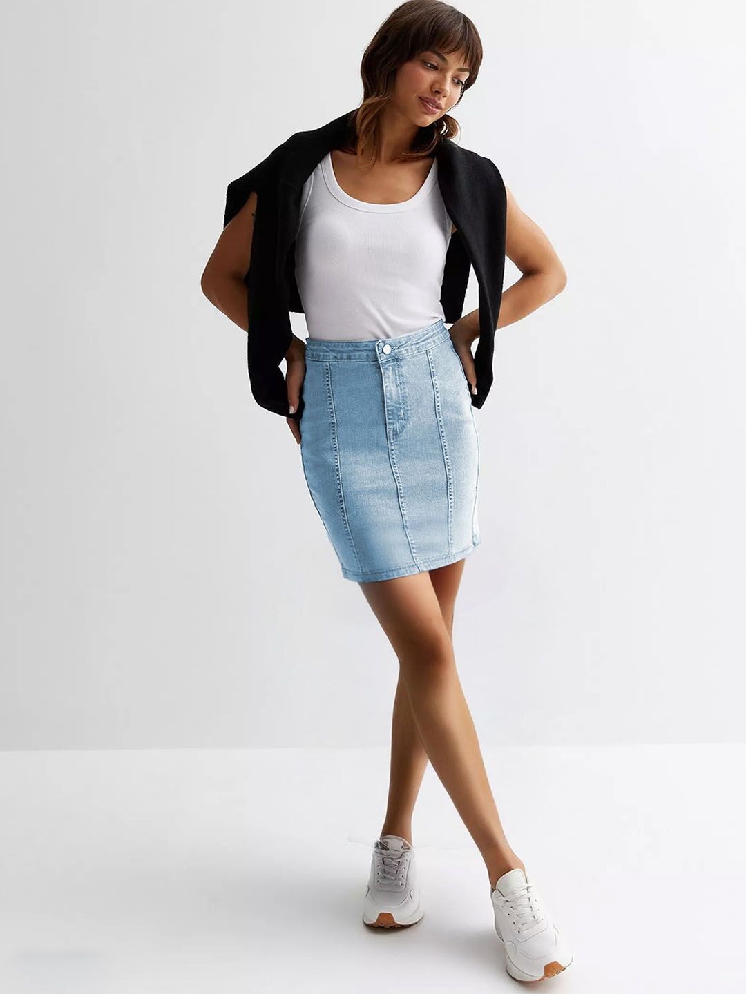 Kotty Pencil Knee Length Skirt