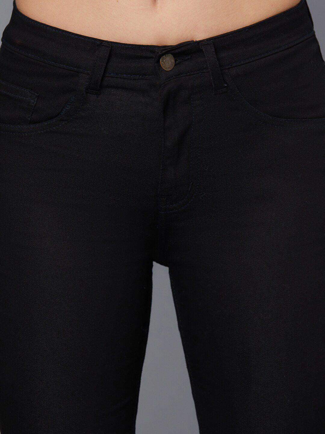 Kotty Women Black Jean Bootcut Stretchable Jeans