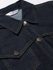 Kotty Women Blue Solid Denim Shirt Dress & Belt