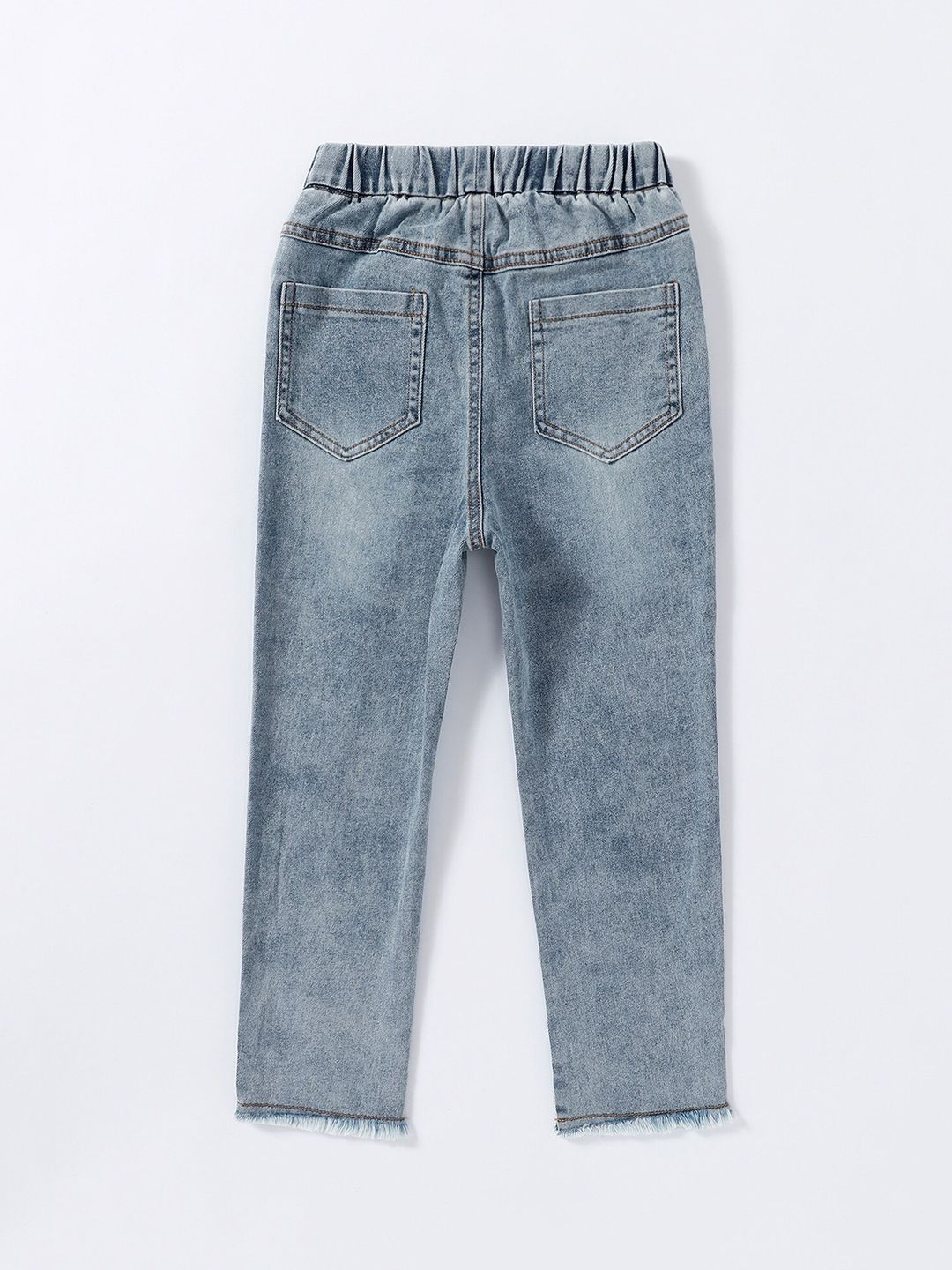 Kotty Girls Grey ]Heavy Fade Jeans