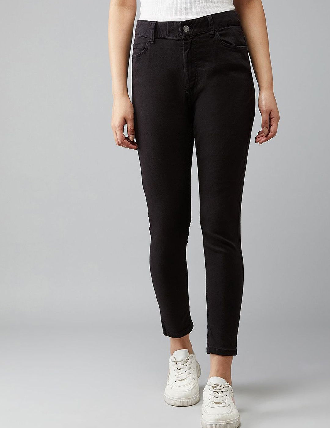 KOTTY Basics Women Slim Fit High-Rise Stretchable Jeans