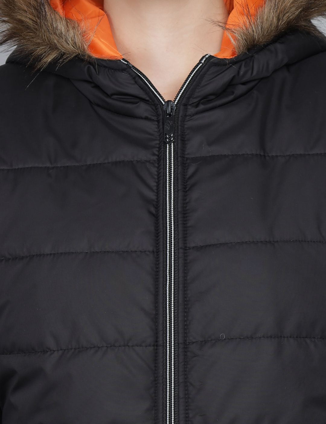 Kotty Women Black Parka Jacket